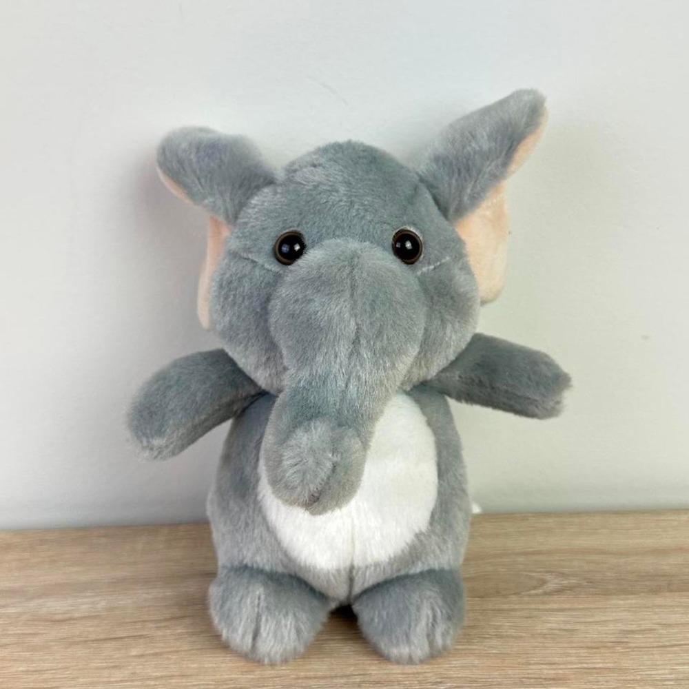 Wish Pets Gray Mini Elephant Plush